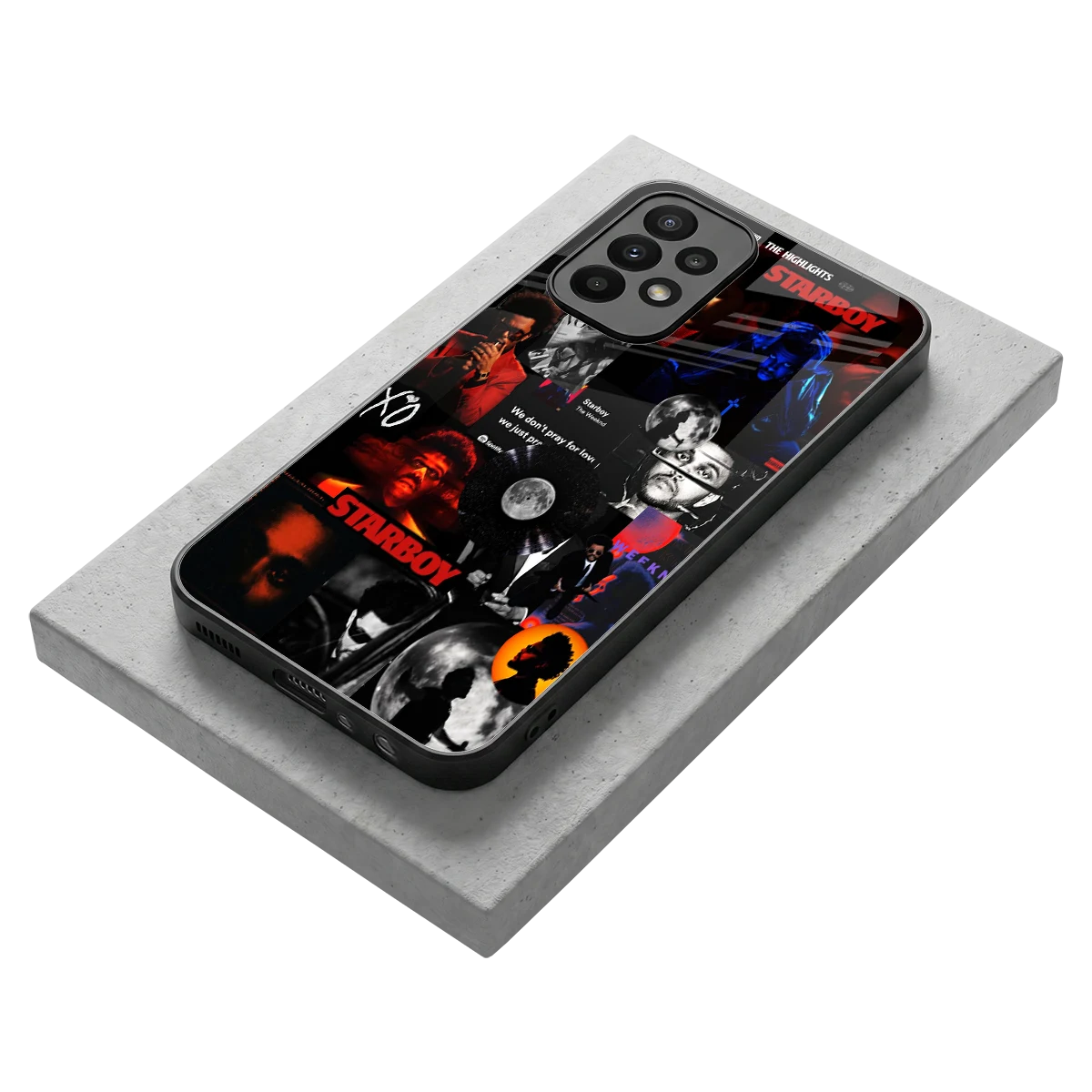After Hours stylish phone case for samsung galaxy a23 | glossy glass and slim fit