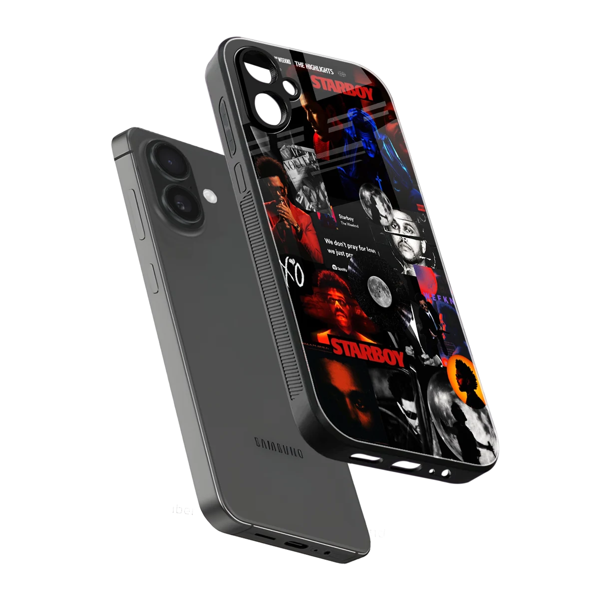 After Hours sleek samsung galaxy a06 5g cover with tempered glass back and TPU edges