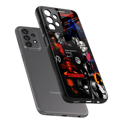 After Hours sleek samsung galaxy a23 cover with tempered glass back and TPU edges