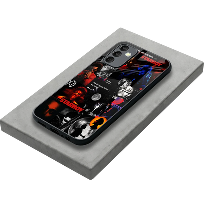 After Hours stylish phone case for samsung galaxy m14 5g | glossy glass and slim fit