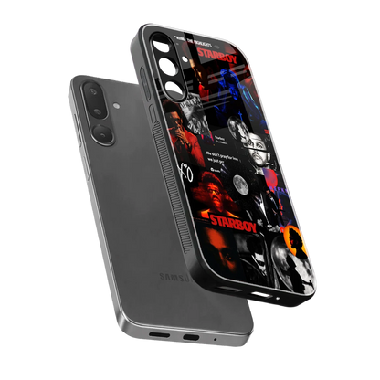 After Hours sleek samsung galaxy m16 5g cover with tempered glass back and TPU edges