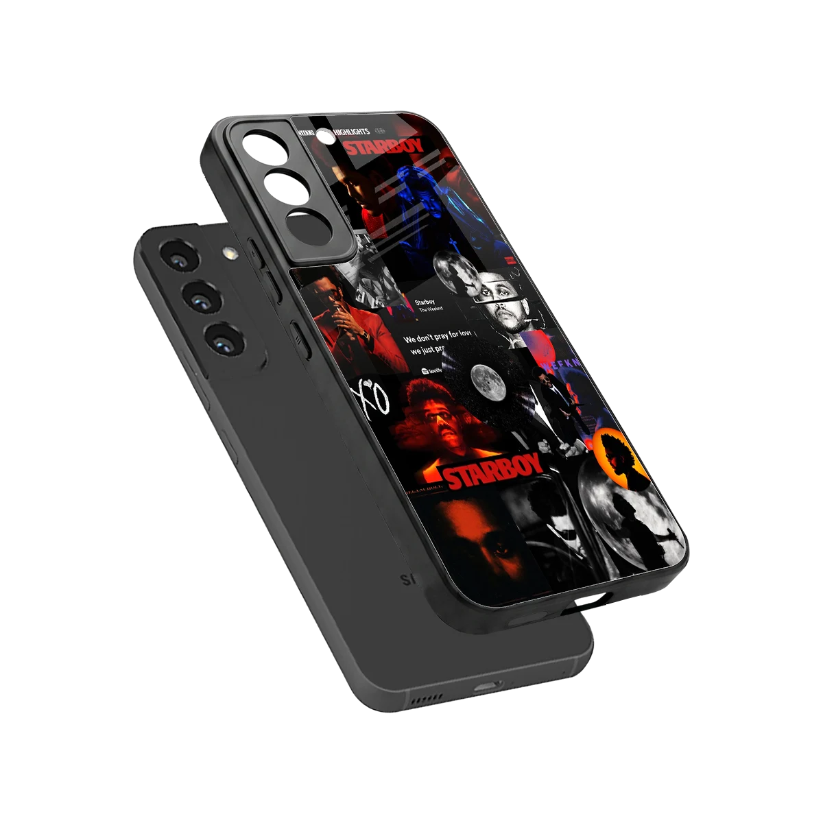 After Hours sleek samsung galaxy s22 cover with tempered glass back and TPU edges