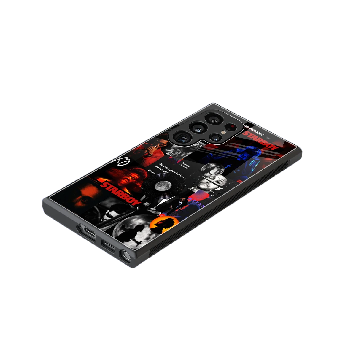 After Hours stylish phone case for samsung galaxy s23 ultra | glossy glass and slim fit