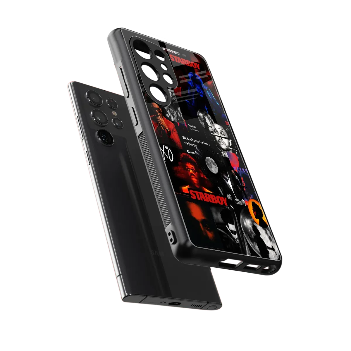 After Hours sleek samsung galaxy s25 ultra cover with tempered glass back and TPU edges