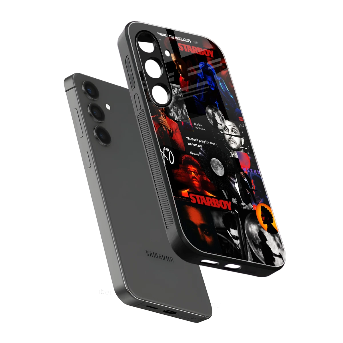 After Hours sleek samsung galaxy s24 plus cover with tempered glass back and TPU edges