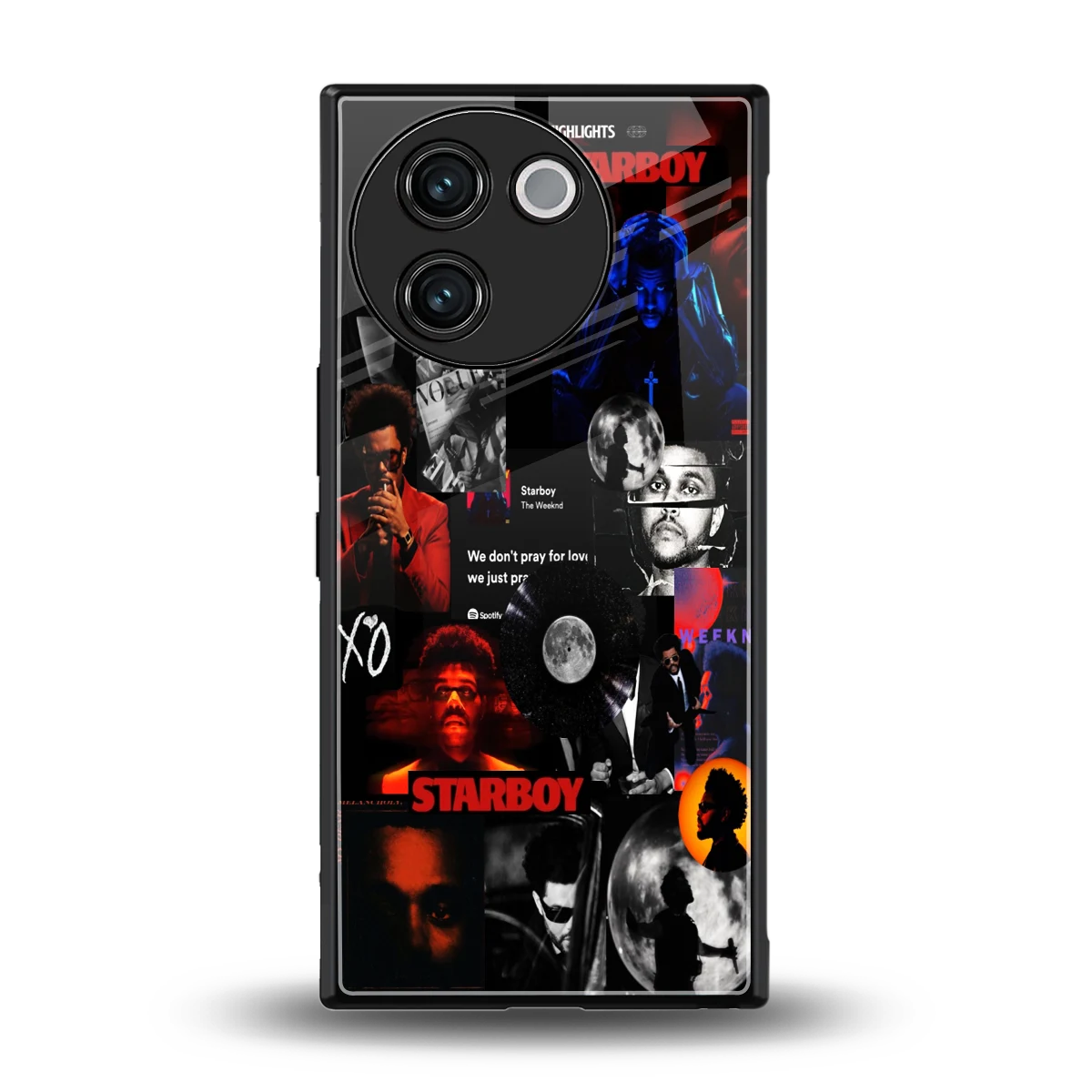 After Hours back phone cover | glass case for vivo v30e