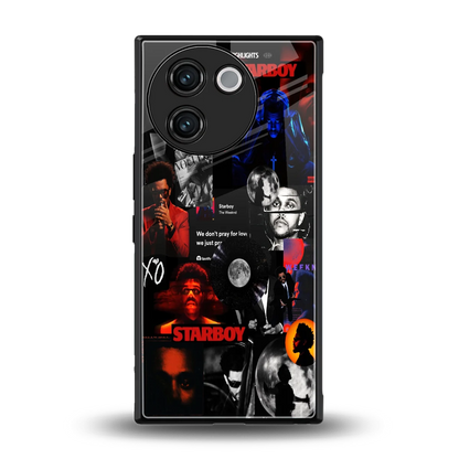 After Hours back phone cover | glass case for vivo v30e