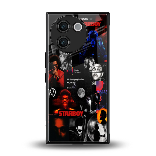 After Hours back phone cover | glass case for vivo v30e