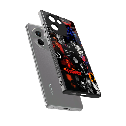 After Hours sleek vivo v30e cover with tempered glass back and TPU edges