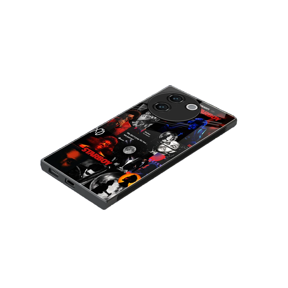 After Hours stylish phone case for vivo v30e | glossy glass and slim fit