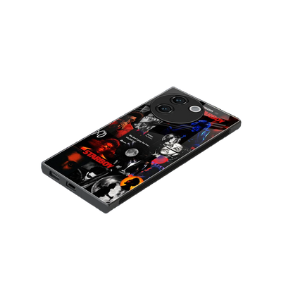 After Hours stylish phone case for vivo v30e | glossy glass and slim fit