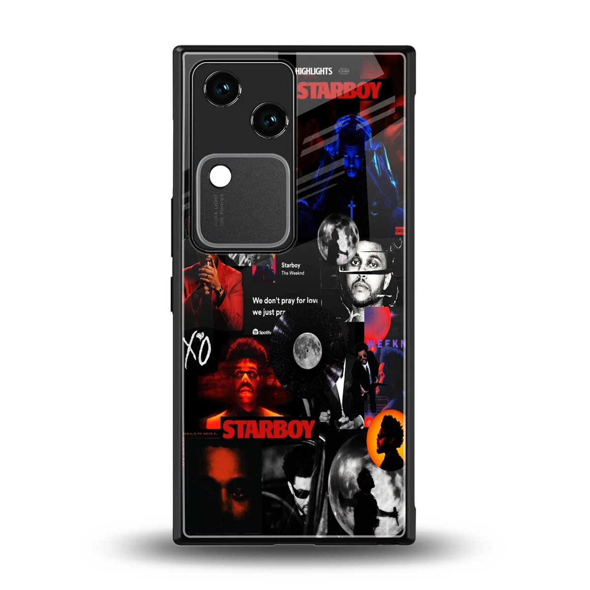 After Hours back phone cover | glass case for vivo v30