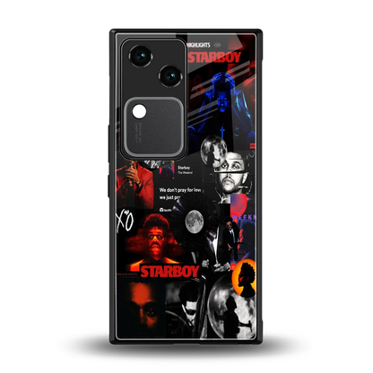 After Hours back phone cover | glass case for vivo v30