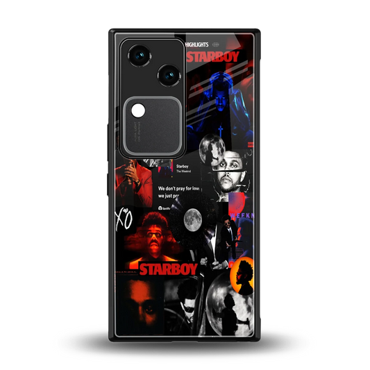 After Hours back phone cover | glass case for vivo v30