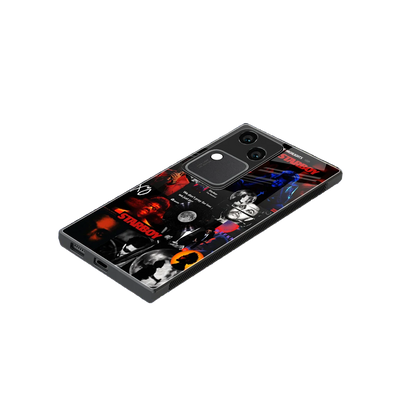 After Hours stylish phone case for vivo v30 | glossy glass and slim fit