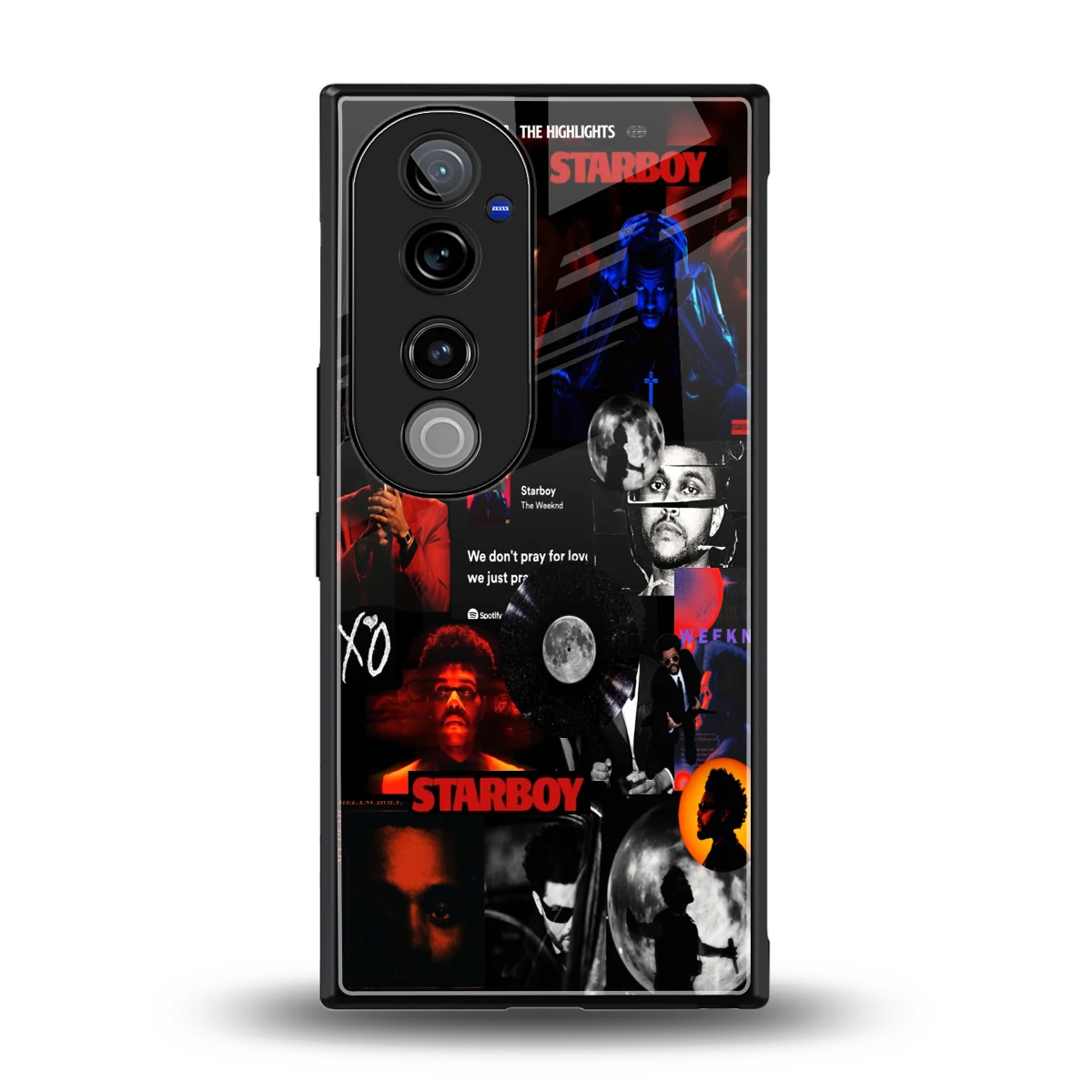 After Hours back phone cover | glass case for vivo v40 pro