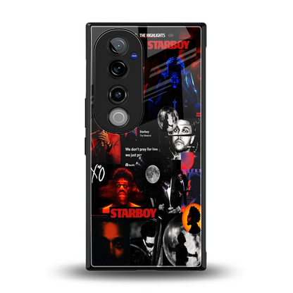 After Hours back phone cover | glass case for vivo v40 pro