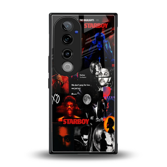 After Hours back phone cover | glass case for vivo v40 pro