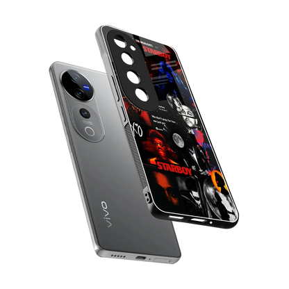 After Hours sleek vivo v40 pro cover with tempered glass back and TPU edges