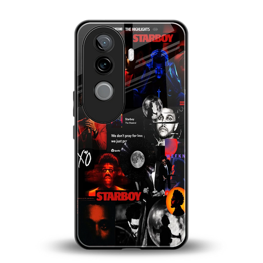 After Hours back phone cover | glass case for vivo v40e