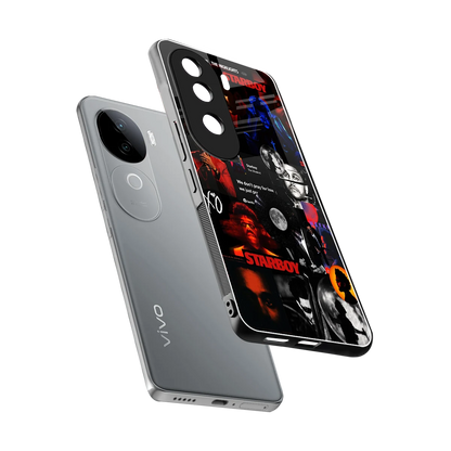 After Hours sleek vivo v40e cover with tempered glass back and TPU edges