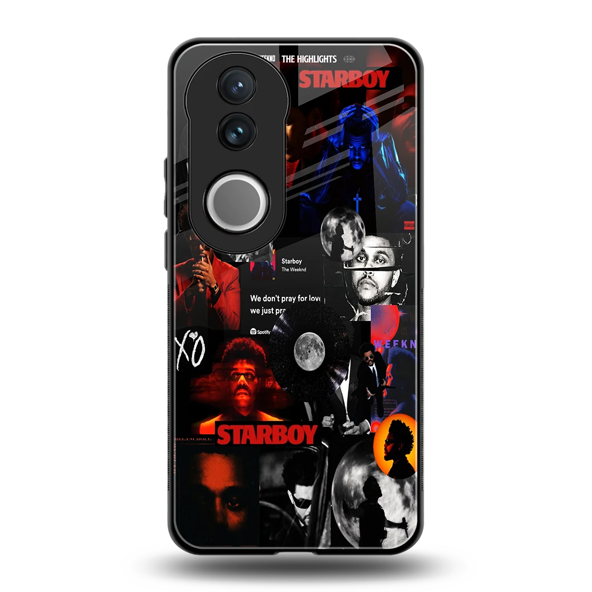 After Hours back phone cover | glass case for vivo v50