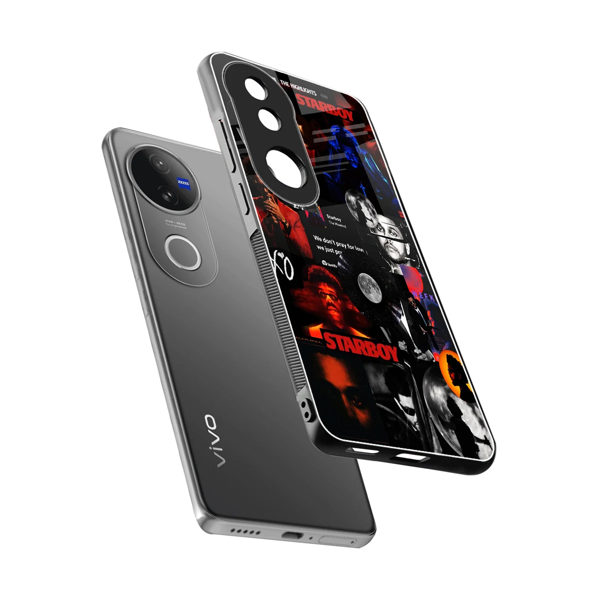 After Hours sleek vivo v50 cover with tempered glass back and TPU edges