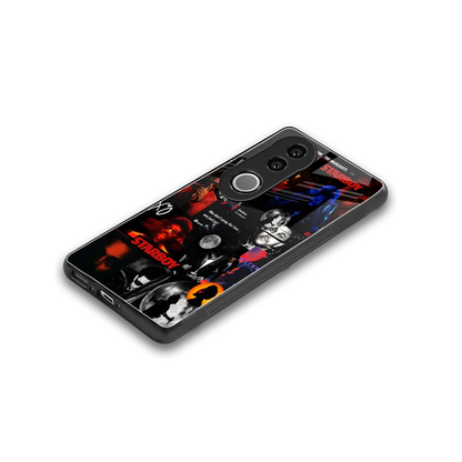 After Hours stylish phone case for vivo v50 | glossy glass and slim fit