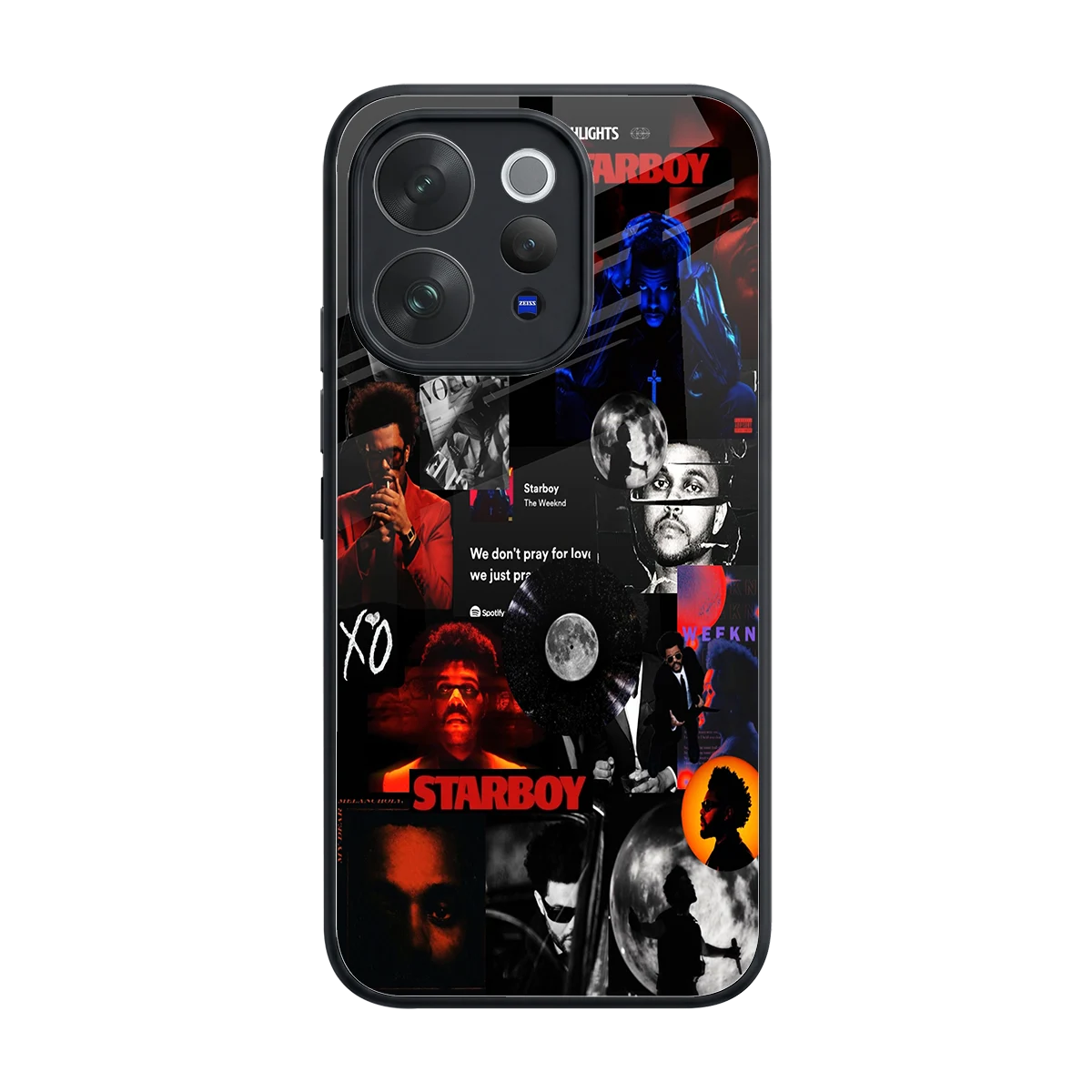 After Hours back phone cover | glass case for vivo v70