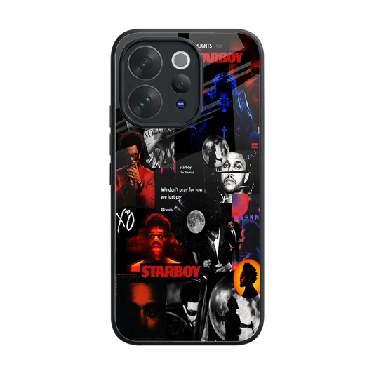 After Hours back phone cover | glass case for vivo v70 elite