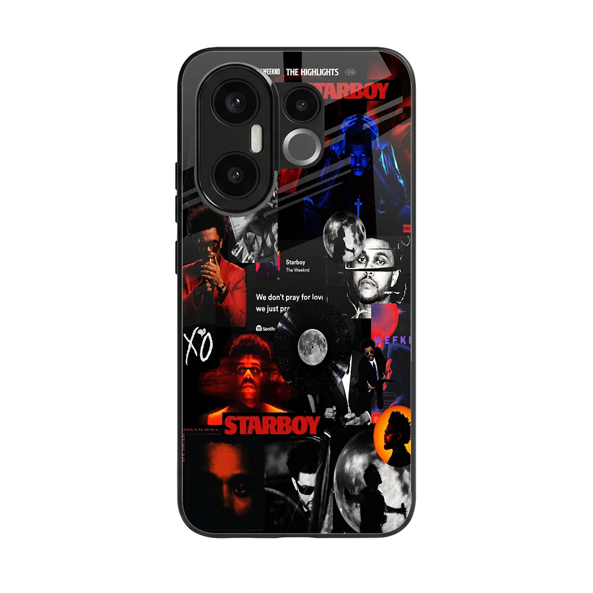 After Hours back phone cover | glass case for vivo x200 fe