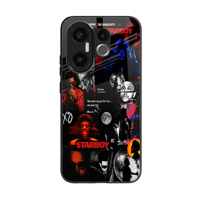 After Hours back phone cover | glass case for vivo x200 fe
