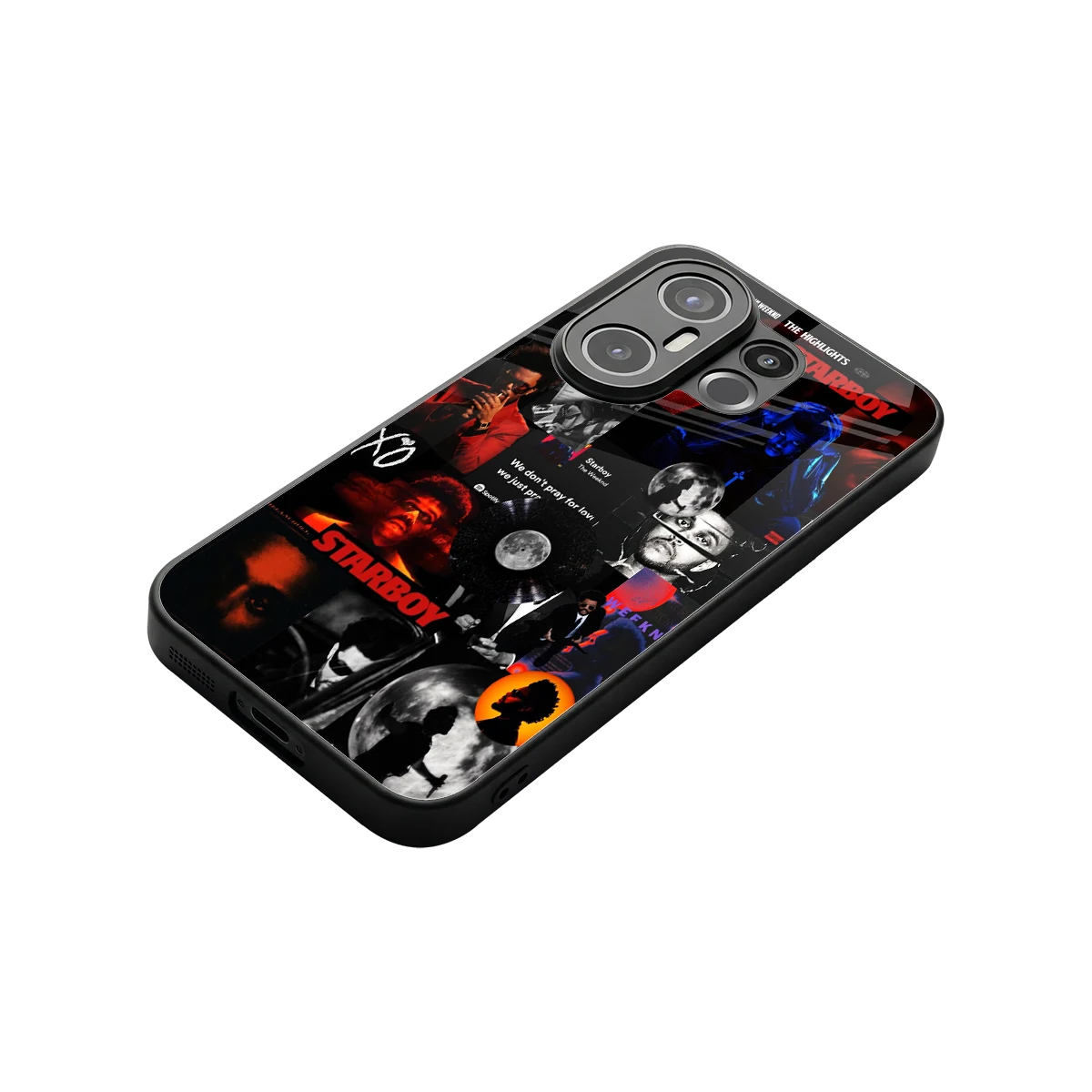 After Hours stylish phone case for vivo x200 fe | glossy glass and slim fit