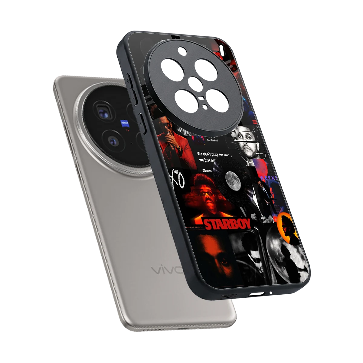 After Hours sleek vivo x200 pro cover with tempered glass back and TPU edges
