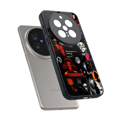 After Hours sleek vivo x200 pro cover with tempered glass back and TPU edges
