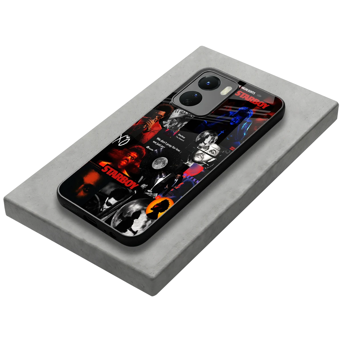 After Hours stylish phone case for vivo y16 | glossy glass and slim fit