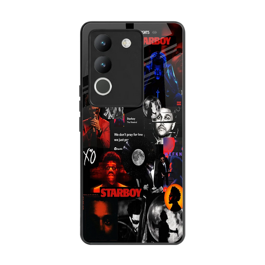 After Hours back phone cover | glass case for vivo y200 5g