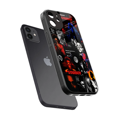 After Hours sleek iphone 12 cover with tempered glass back and TPU edges
