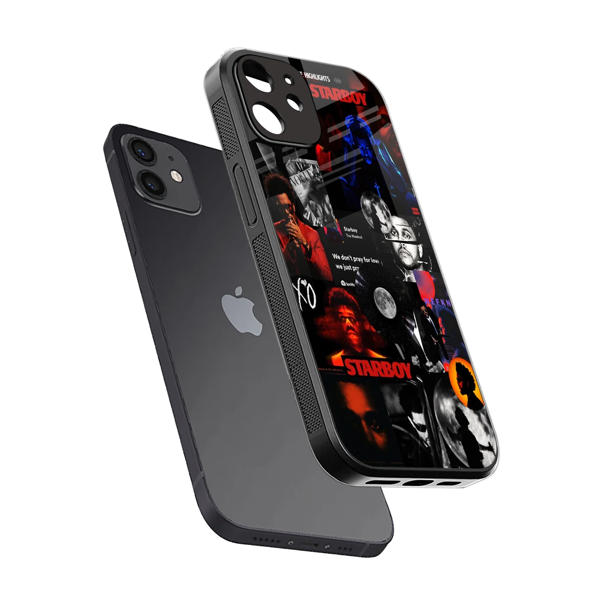 After Hours sleek iphone 11 cover with tempered glass back and TPU edges