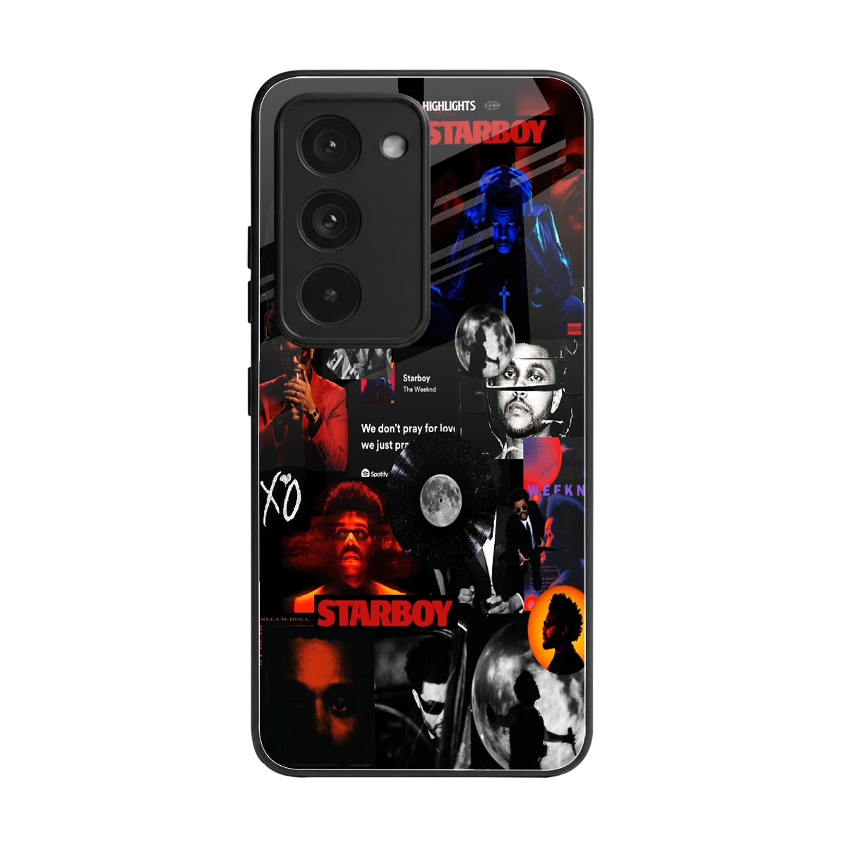 After Hours back phone cover | glass case for redmi 15 5g