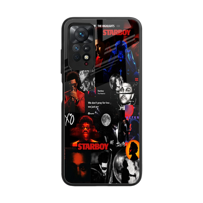 After Hours back phone cover | glass case for redmi note 11 pro