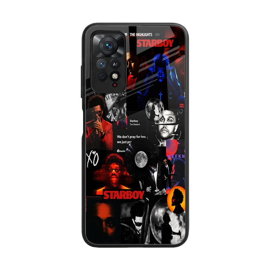 After Hours back phone cover | glass case for redmi note 11 pro