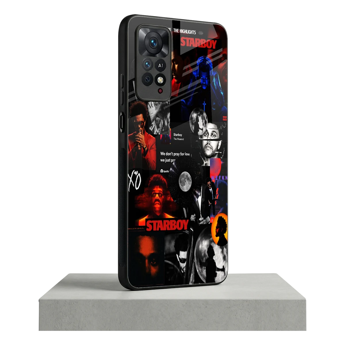 After Hours redmi note 11 pro mobile cover | shockproof glass phone case