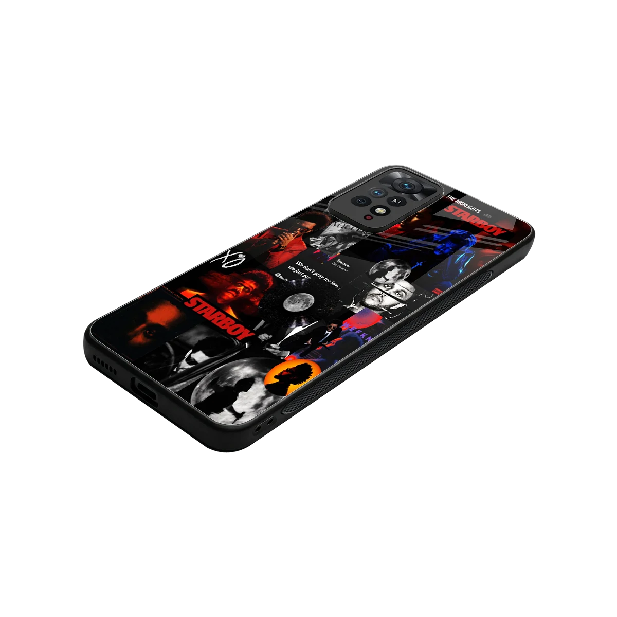 After Hours stylish phone case for redmi note 11 pro | glossy glass and slim fit