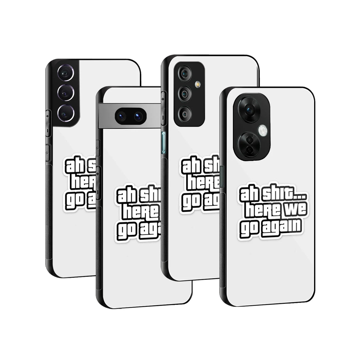 Stylish Glass Back Case for All Smartphones iPhone, Samsung, OnePlus, Pixel, Redmi, Oppo, Vivo, Motorola