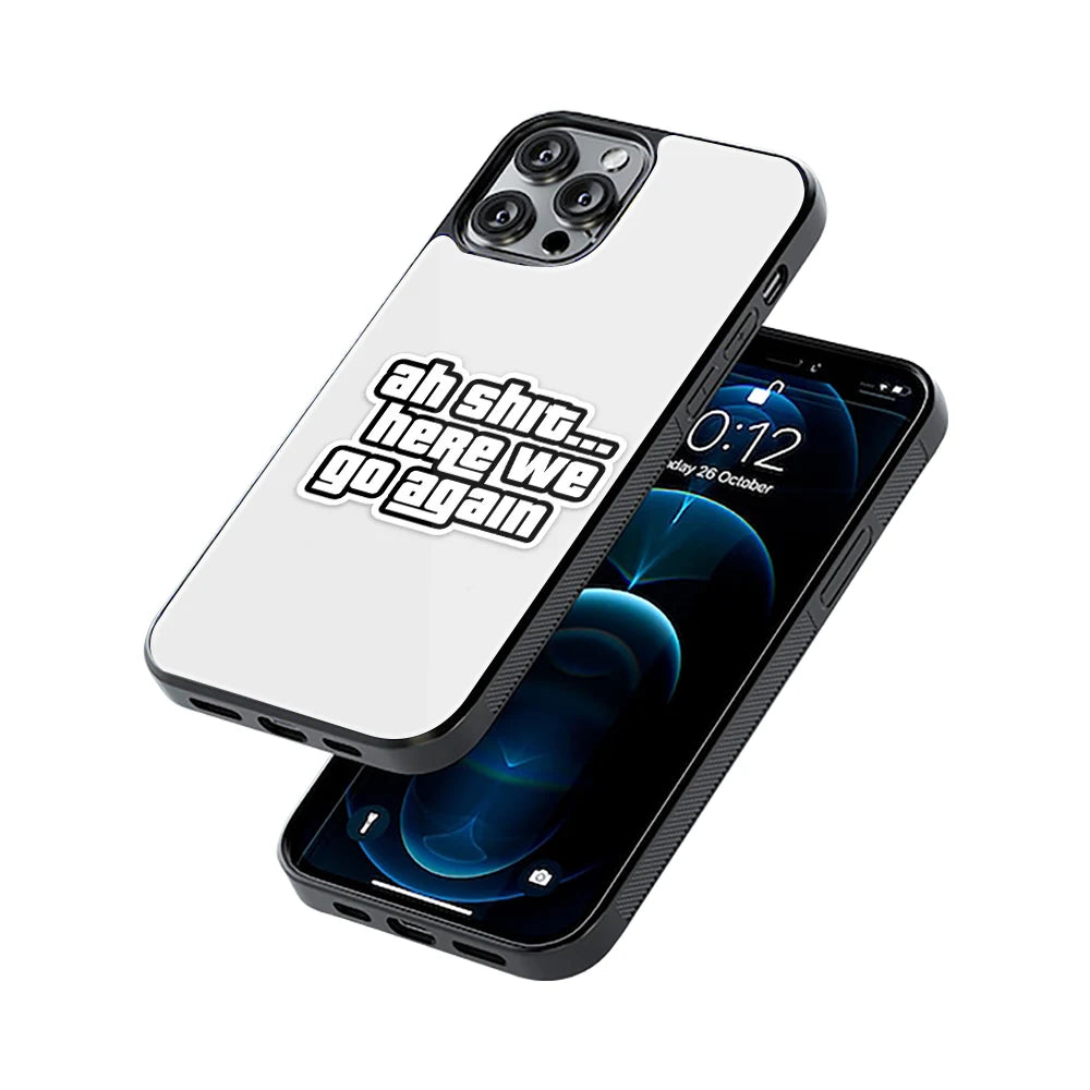 Protective Glass Back Phone Case Compatible with iPhone, Samsung, OnePlus, Pixel & More