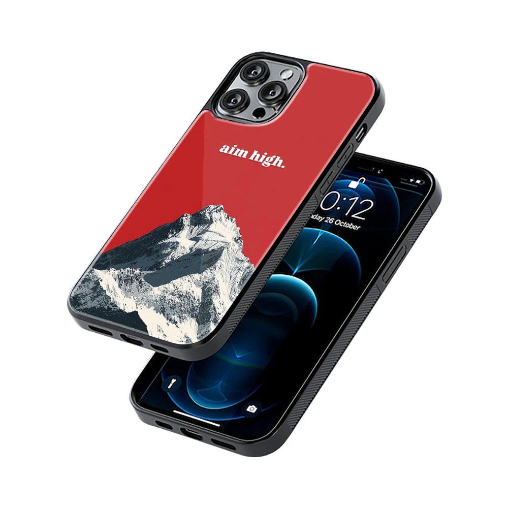 Protective Glass Back Phone Case Compatible with iPhone, Samsung, OnePlus, Pixel & More