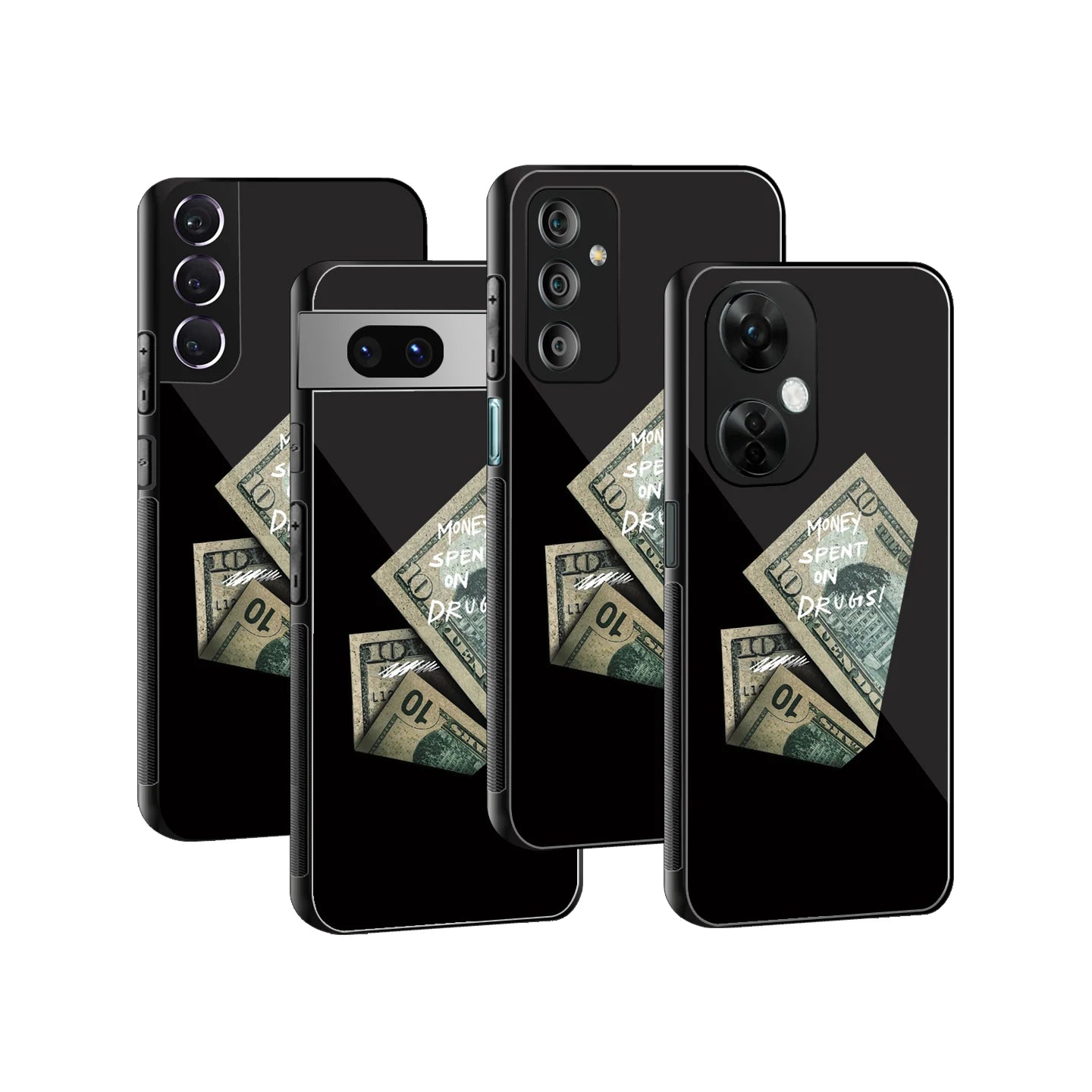 Stylish Glass Back Case for All Smartphones iPhone, Samsung, OnePlus, Pixel, Redmi, Oppo, Vivo, Motorola