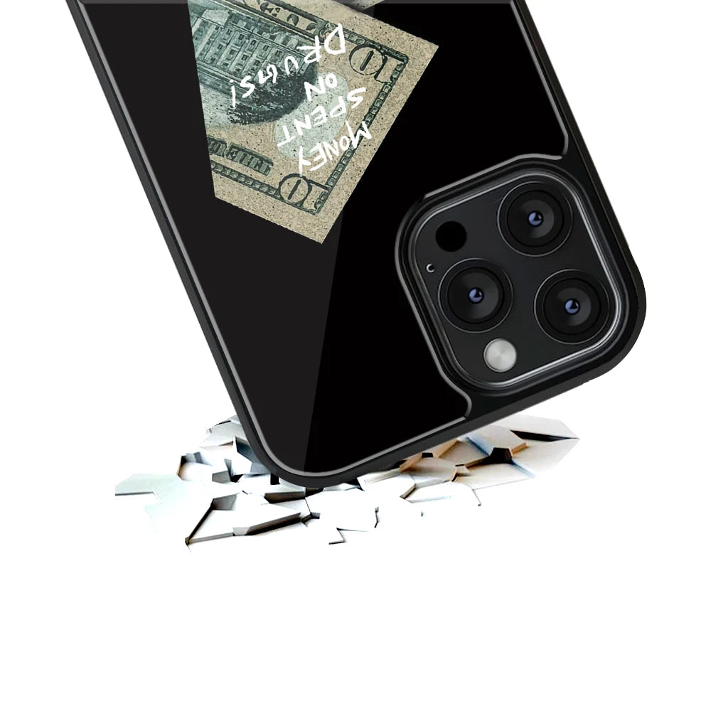 Durable Glass Back Mobile Case for iPhone, Samsung, OnePlus, Google Pixel, Redmi, Vivo, Oppo