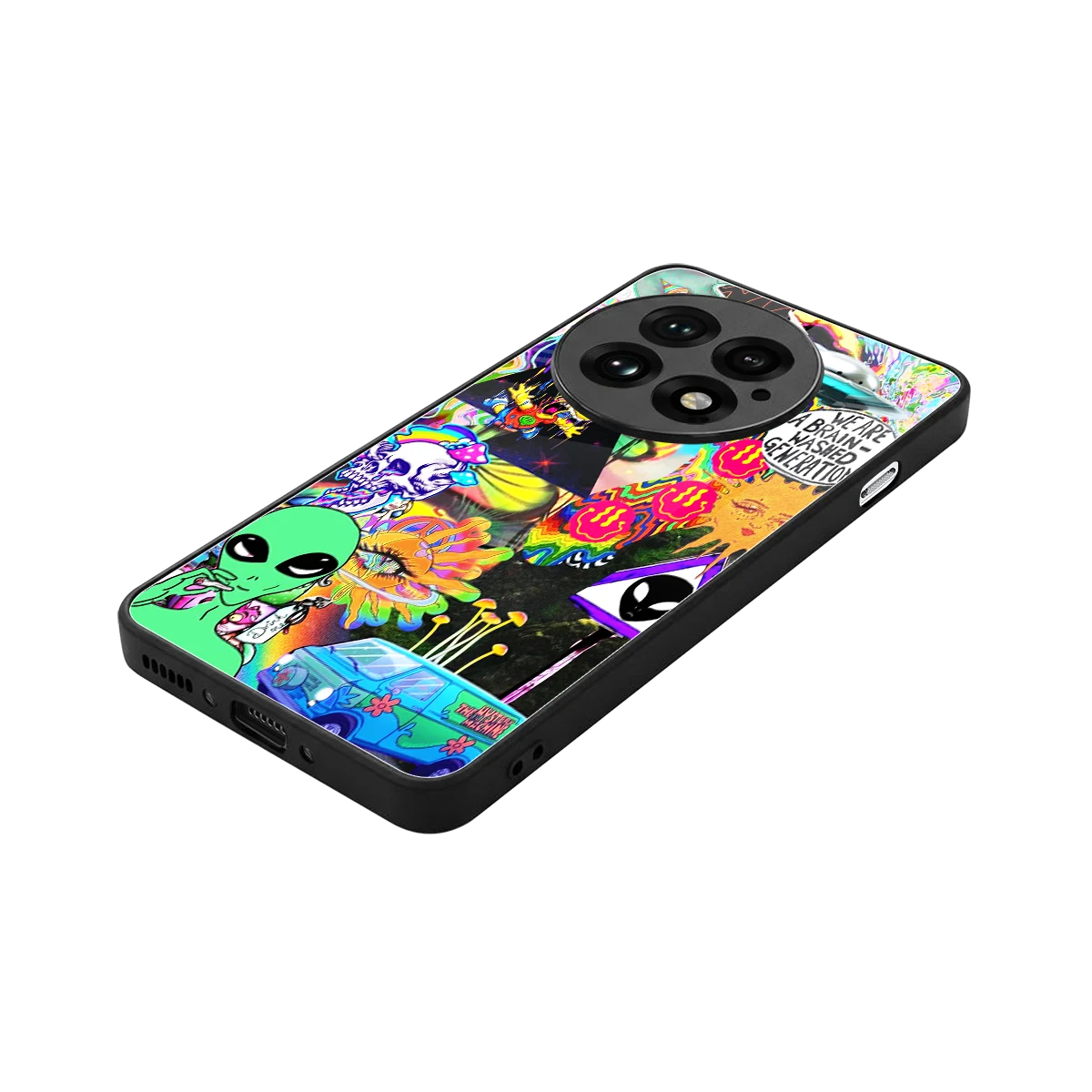 Alien Escape stylish phone case for oneplus 13 | glossy glass and slim fit